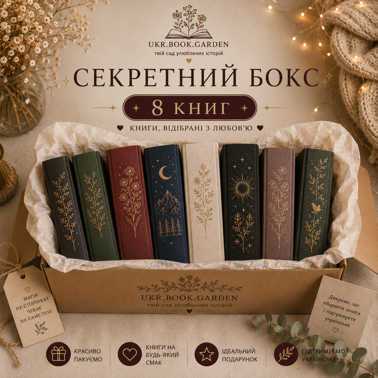Секретний бокс з 8 книг (психологія)