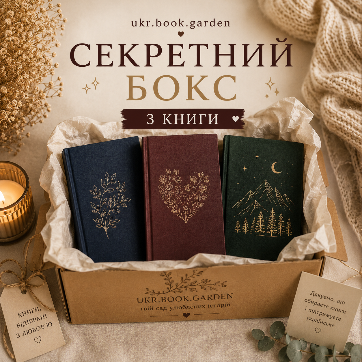 Секретні бокси ukr.book.garden